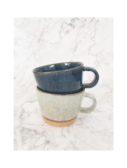 Wide Mug - Navy / Jade  400ml