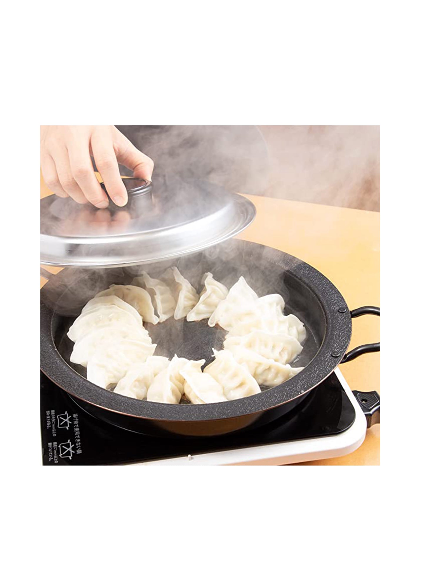 enzo - Dumpling Yakiniku BBQ Iron plate with lid 26cm